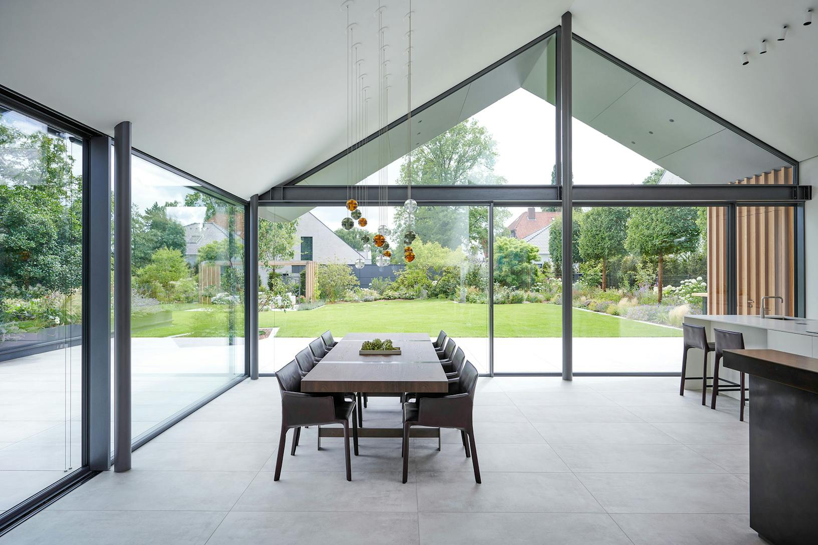 Dining Room with sliding patio doors - closed interior