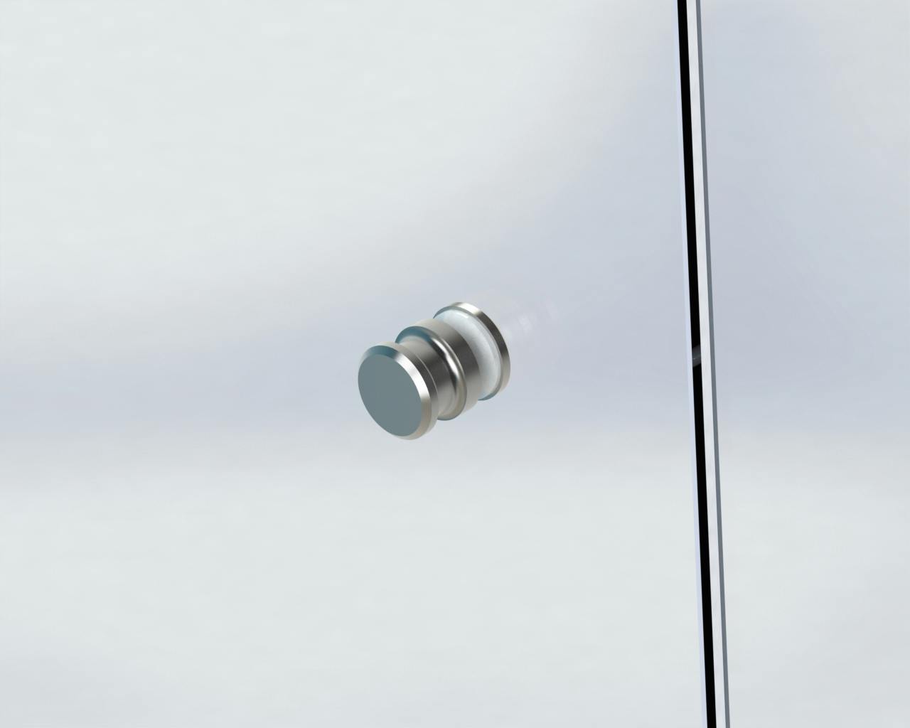 Stainless Steel Single Sided Knob