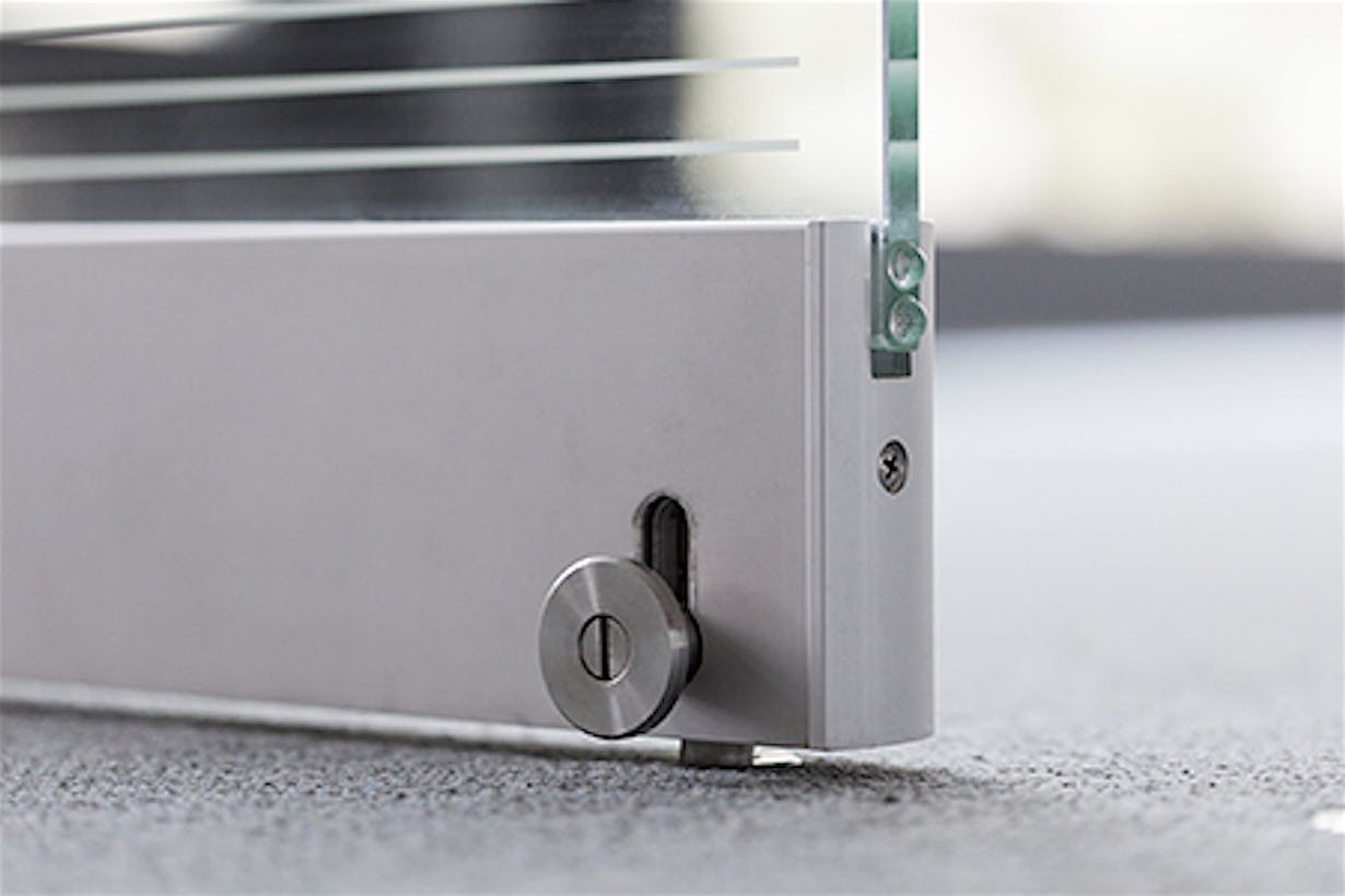 Quick Release Floor Bolt with Spring Loaded Security Feature