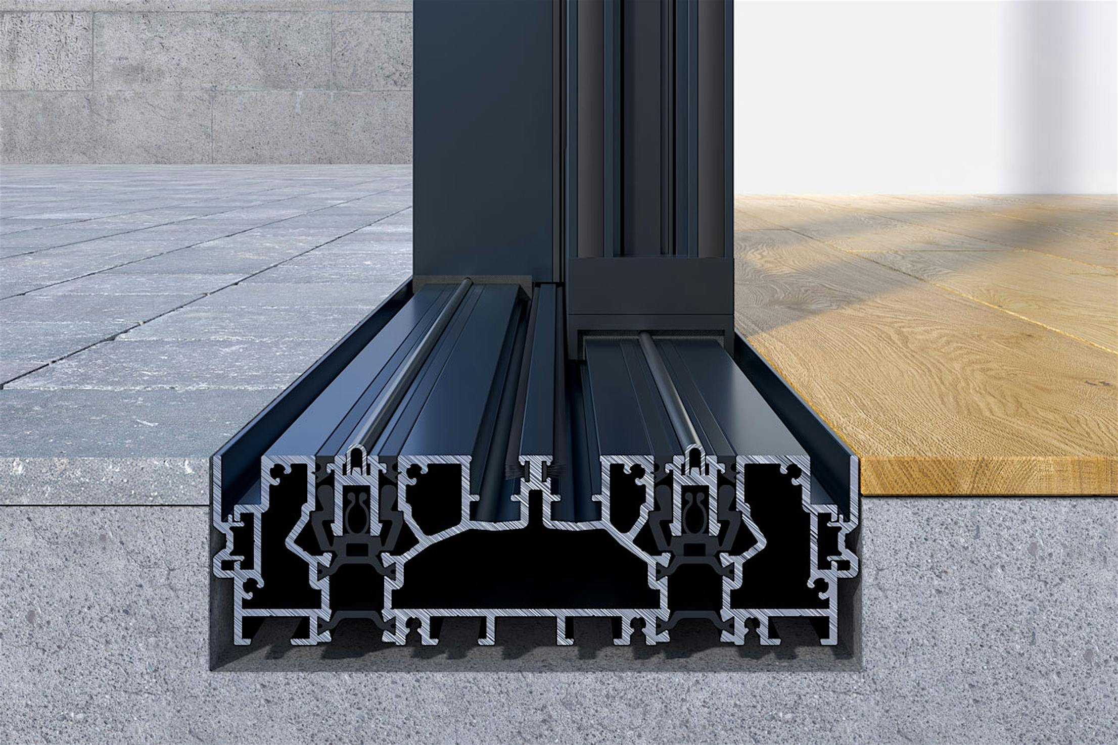 NW MultiSlide 630 - Flush Sill