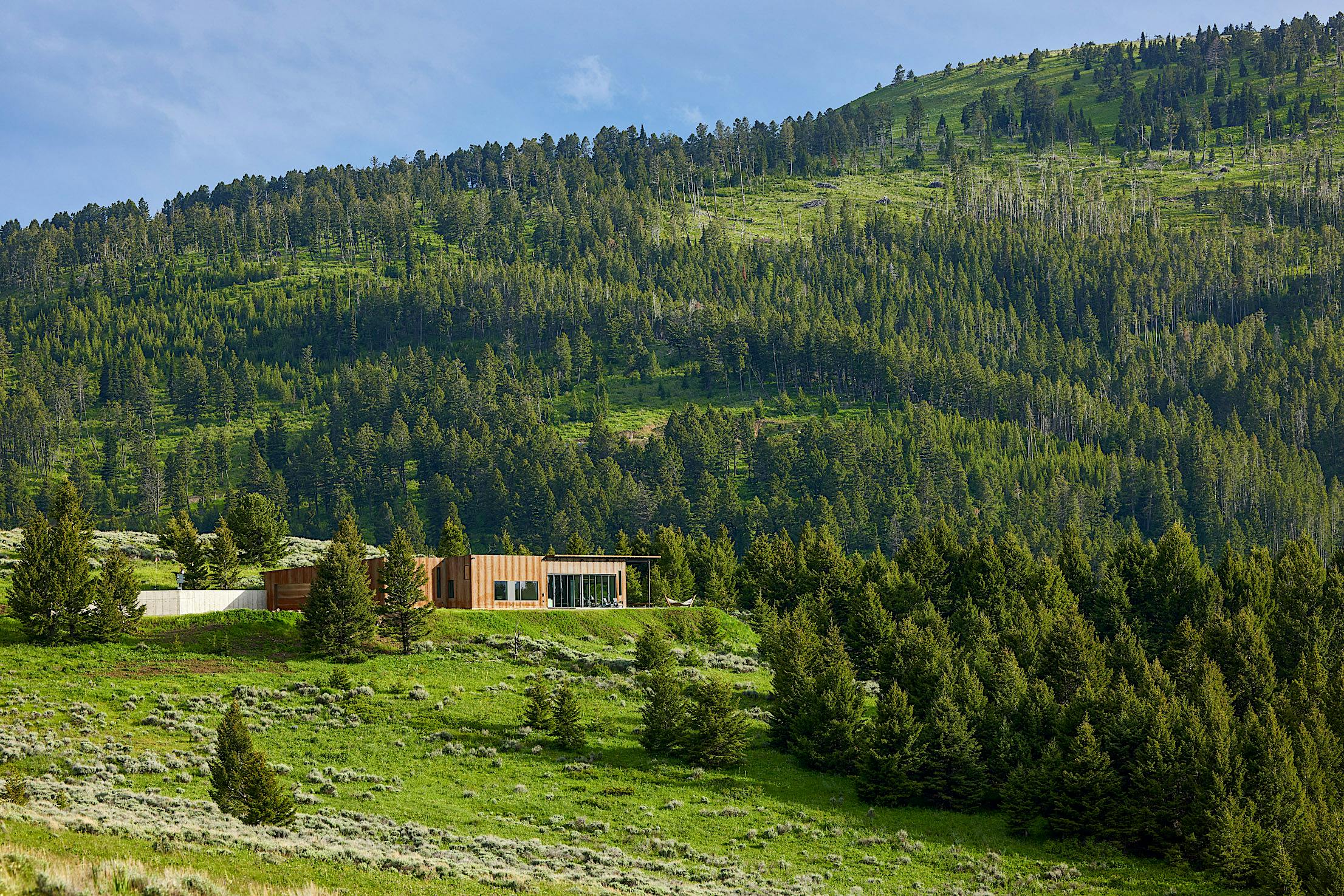 building with resilient home design in Montana
