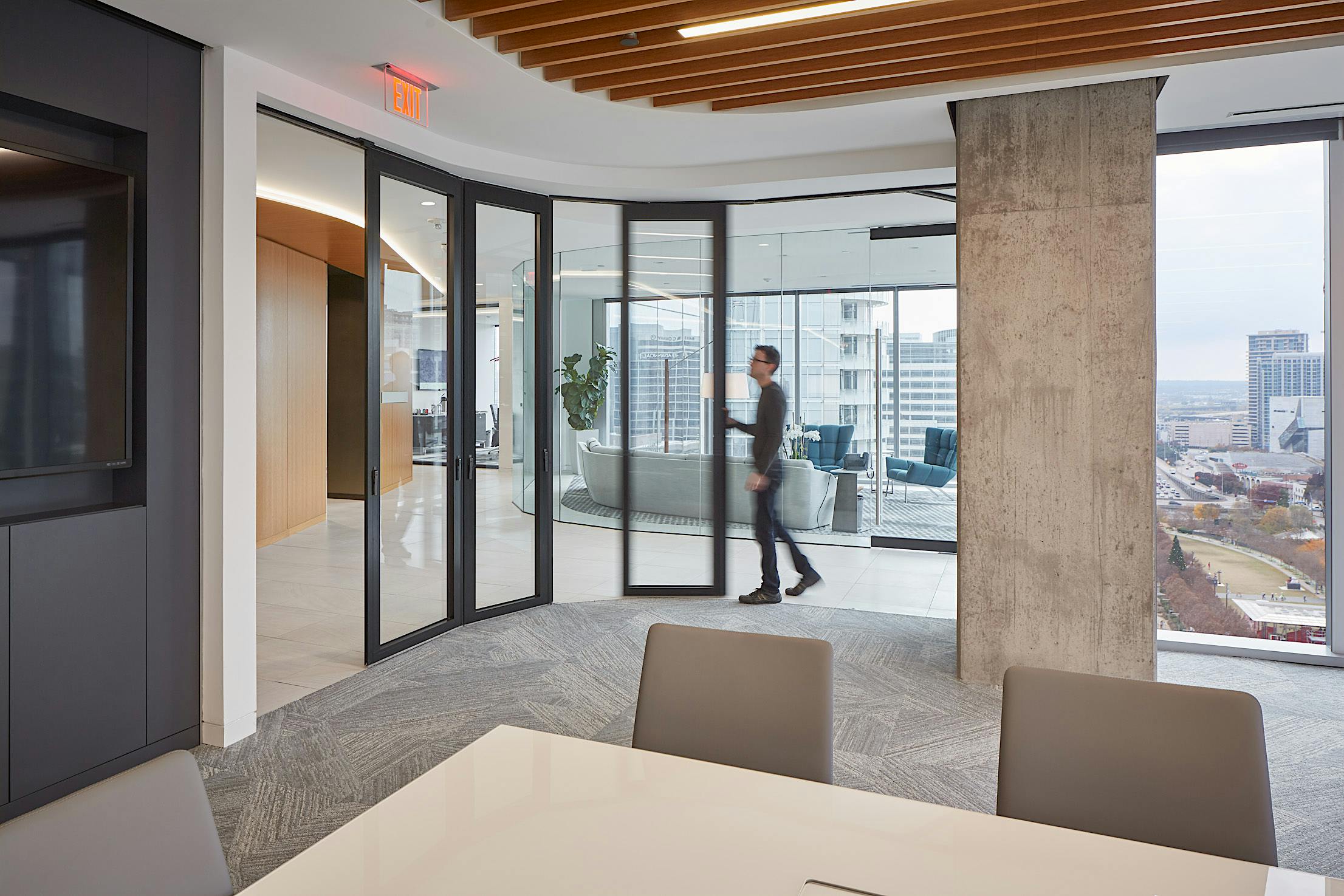 sliding movable glass doors