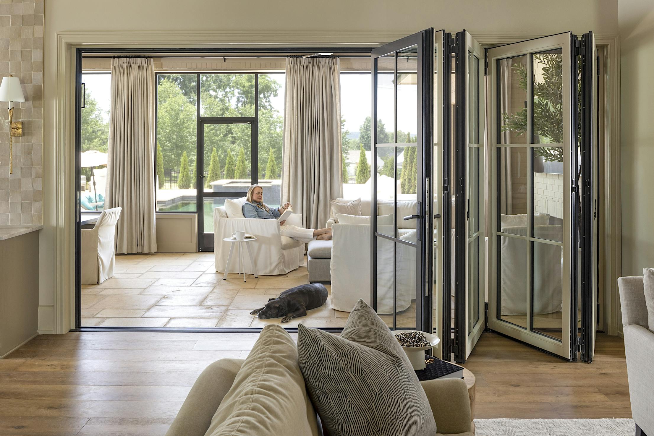 indoor outdoor folding glass door systems