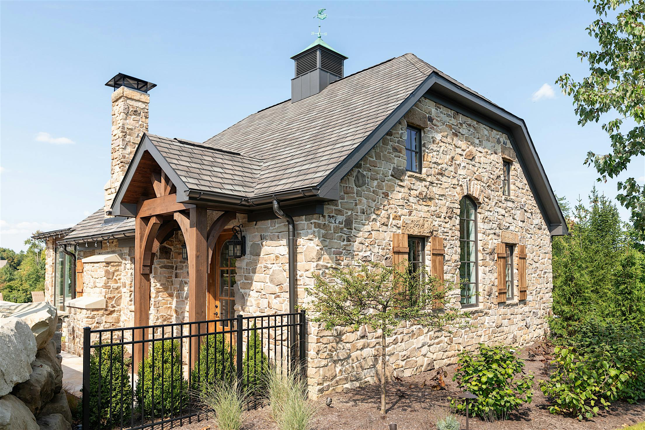 pool house design with NanaWall