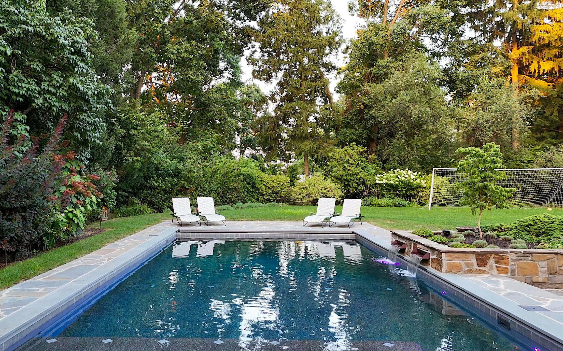 luxury outdoor living design