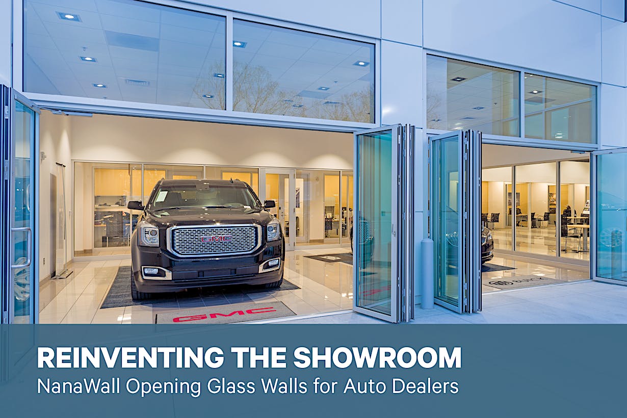 NanaWall Auto Showrooms Brochure | Opening Glass Walls for Auto Dealers