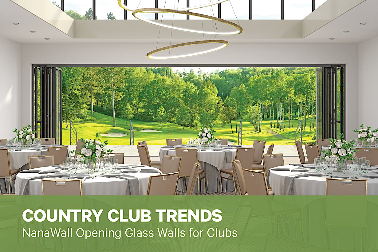 NanaWall Country Club Trends Brochure | Opening Glass Walls for Clubs