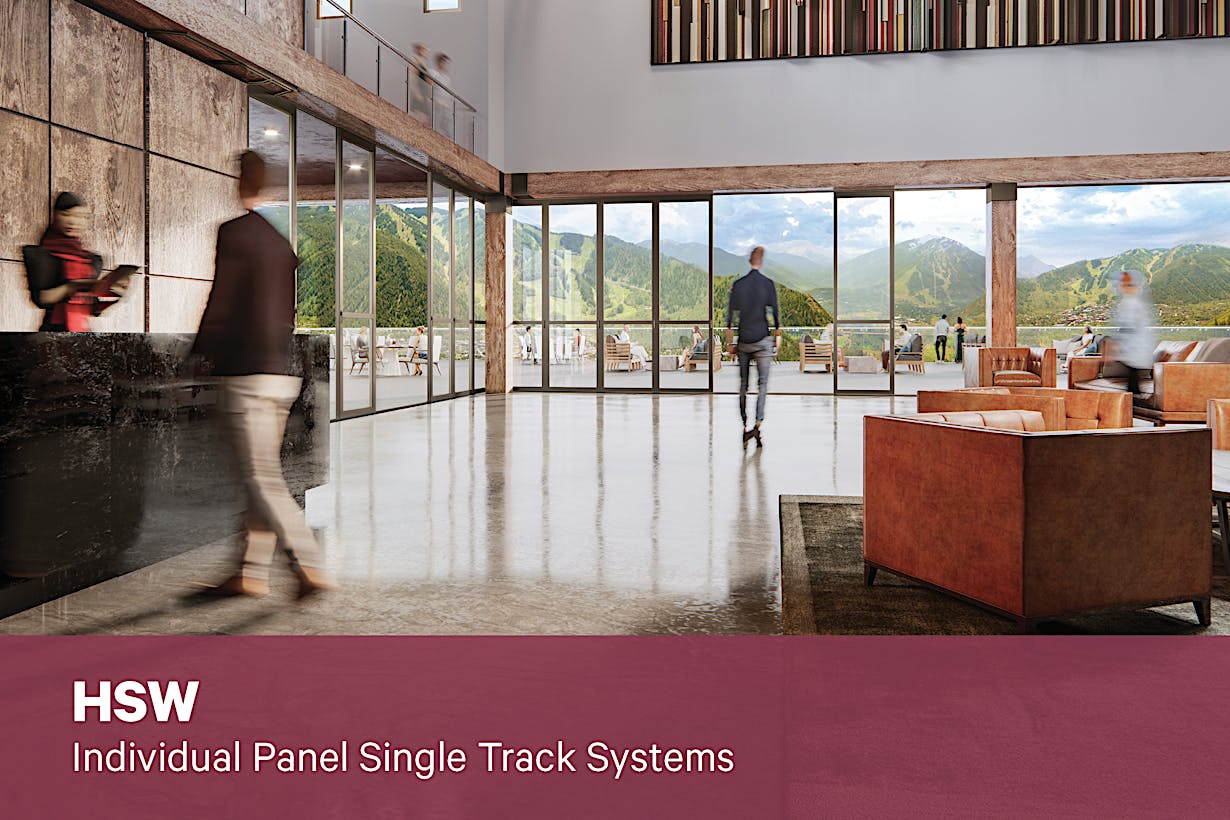 NanaWall HSW Brochure | Individual Panel Single Track Systems