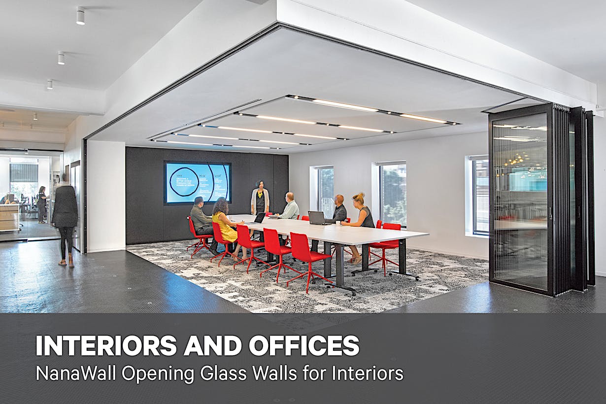 NanaWall Interior and Offices Brochure | Folding Glass Wall for Interior