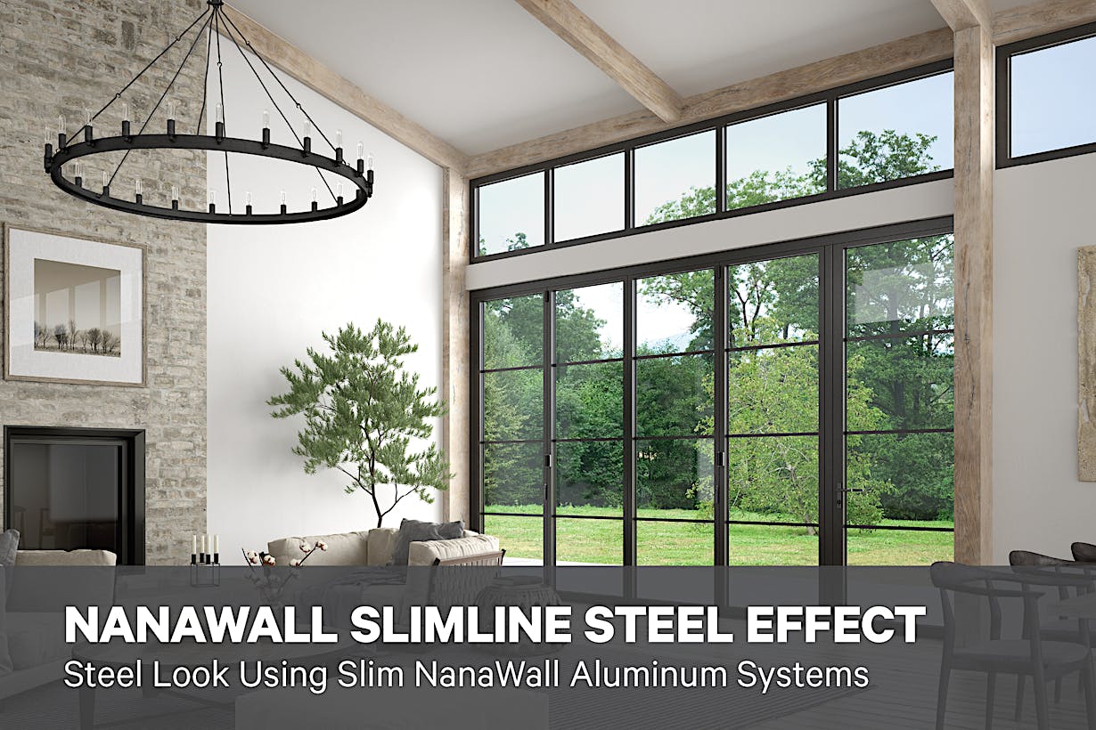NanaWall Slimline Steel Effect Brochure | Steel Look Using Slim NanaWall Aluminum Systems