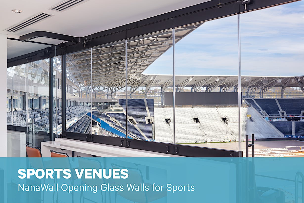 NanaWall Sports Venues | Opening Glass Walls for Sports