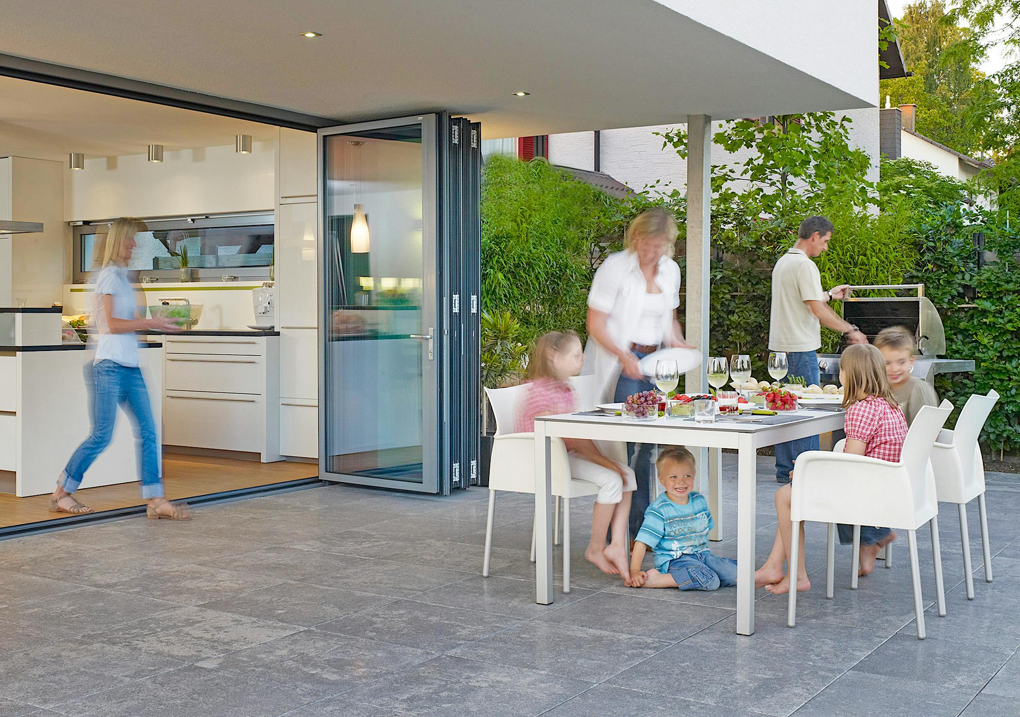 NanaWall folding patio door system