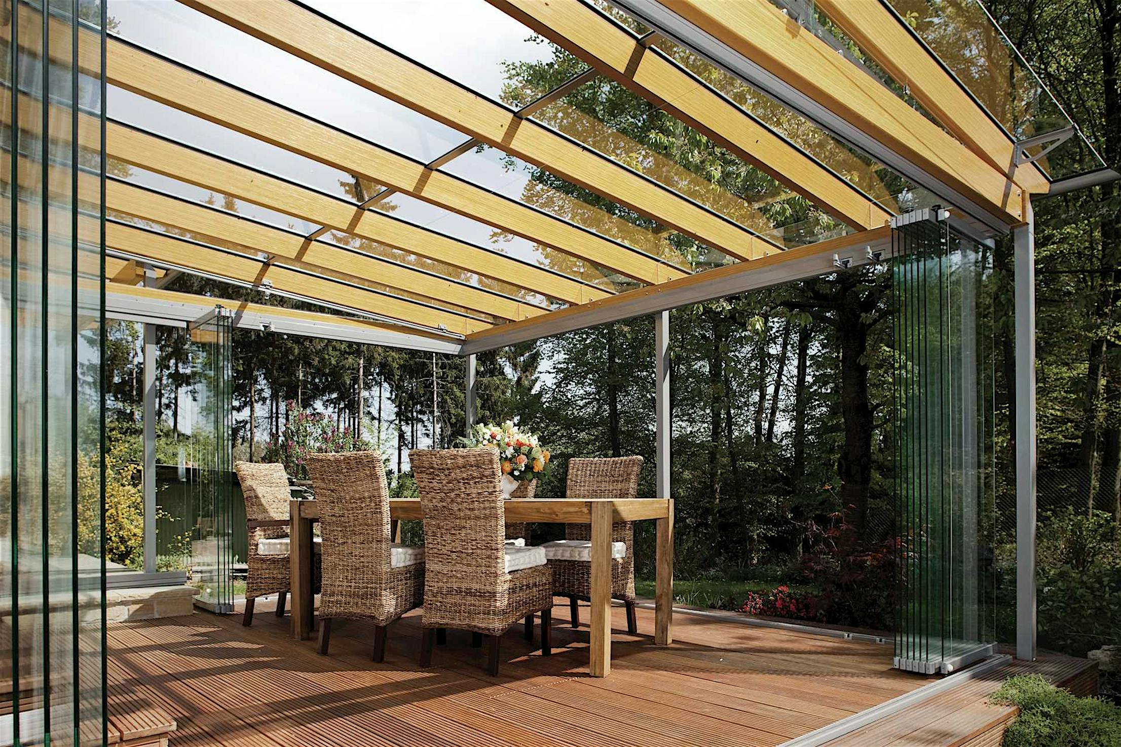 SL25 All-glass sliding doors