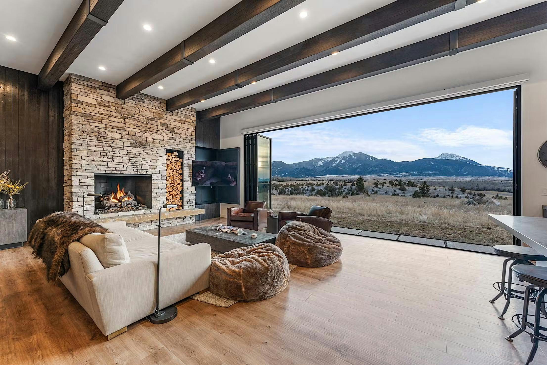 cold weather opening glass walls and doors