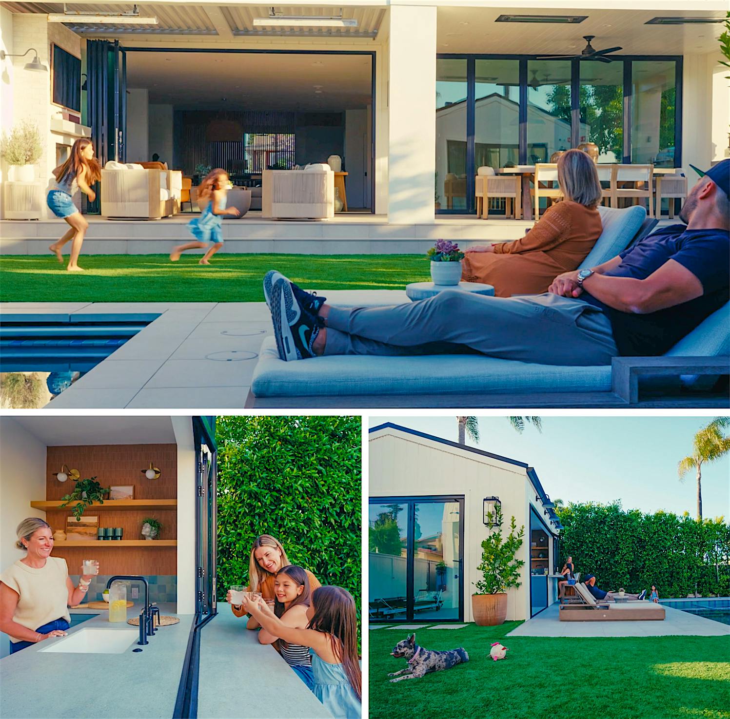 The NanaWall Lifestyle with folding patio doors