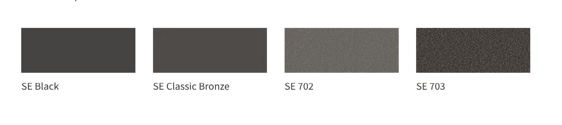 NanaWall Generation 4 steel effect SE color options including SE black and SE 703