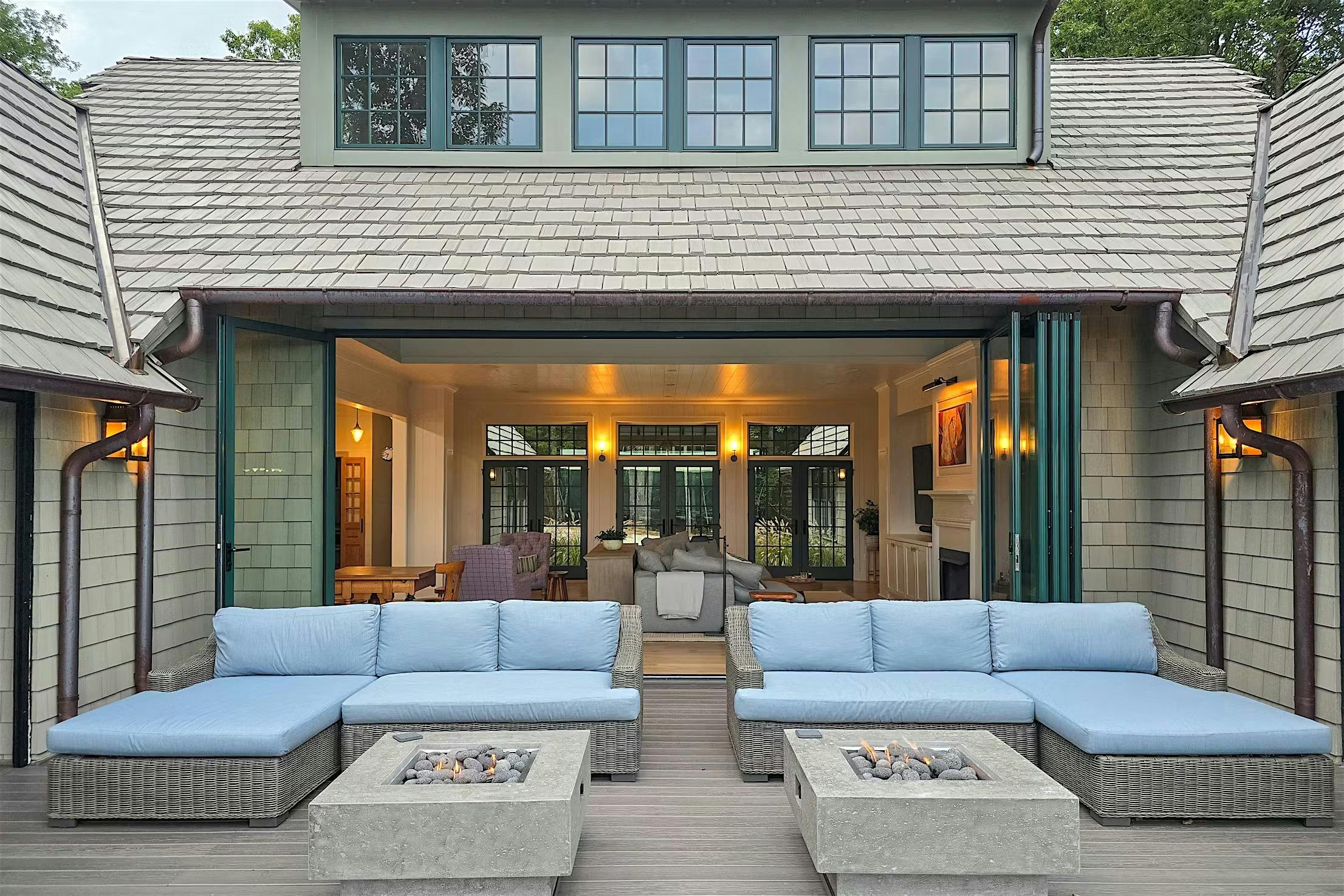 remodel with NanaWall opening glass wall