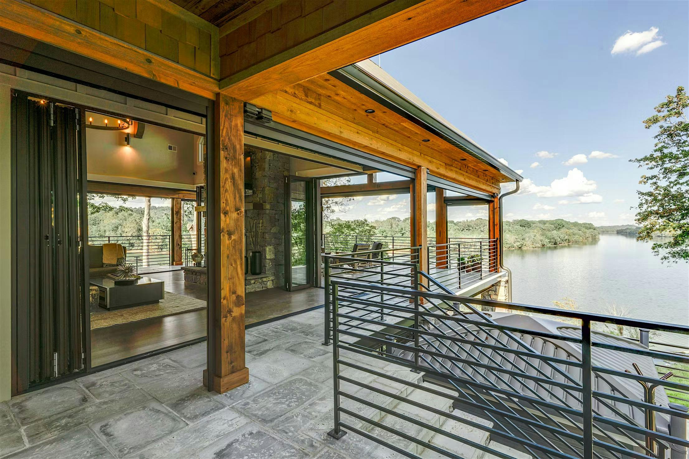 Best mountain home winner with NanaWall glass walls