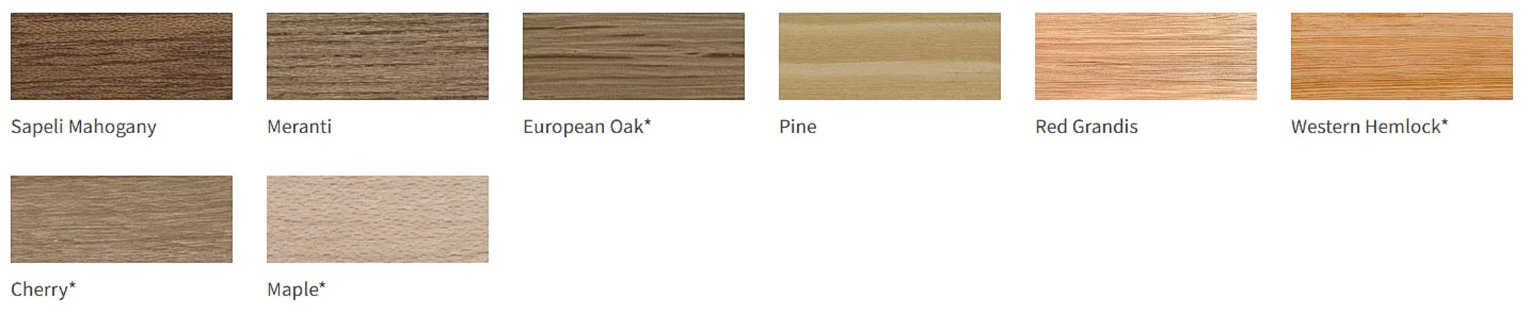 opening glass door wood options