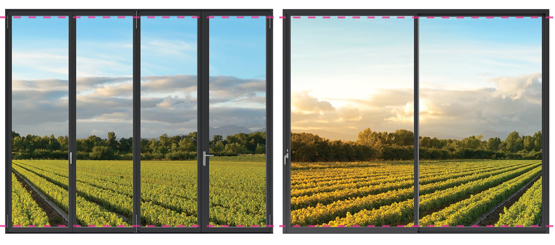 Folding vs Sliding Glass Doors