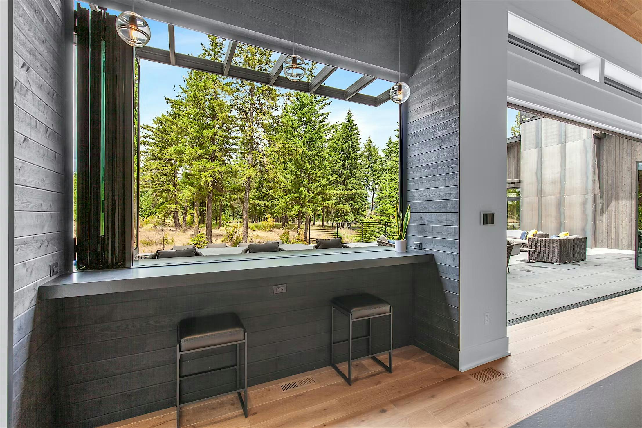 folding pass-through window