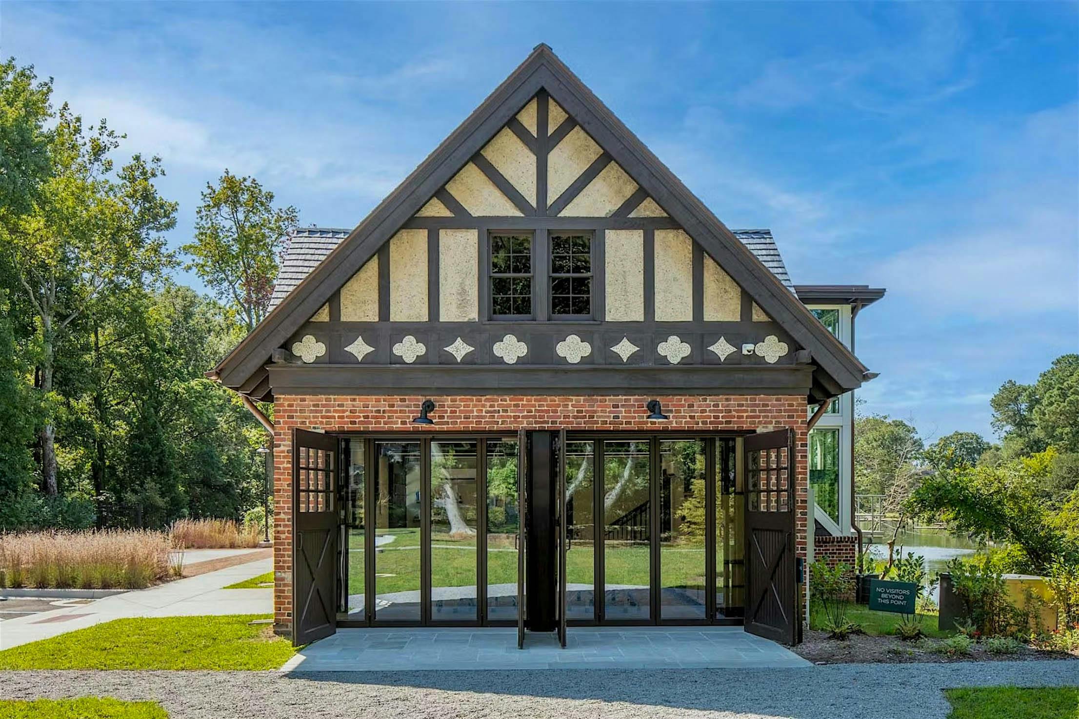 Converted barn with Bifolding patio door systems
