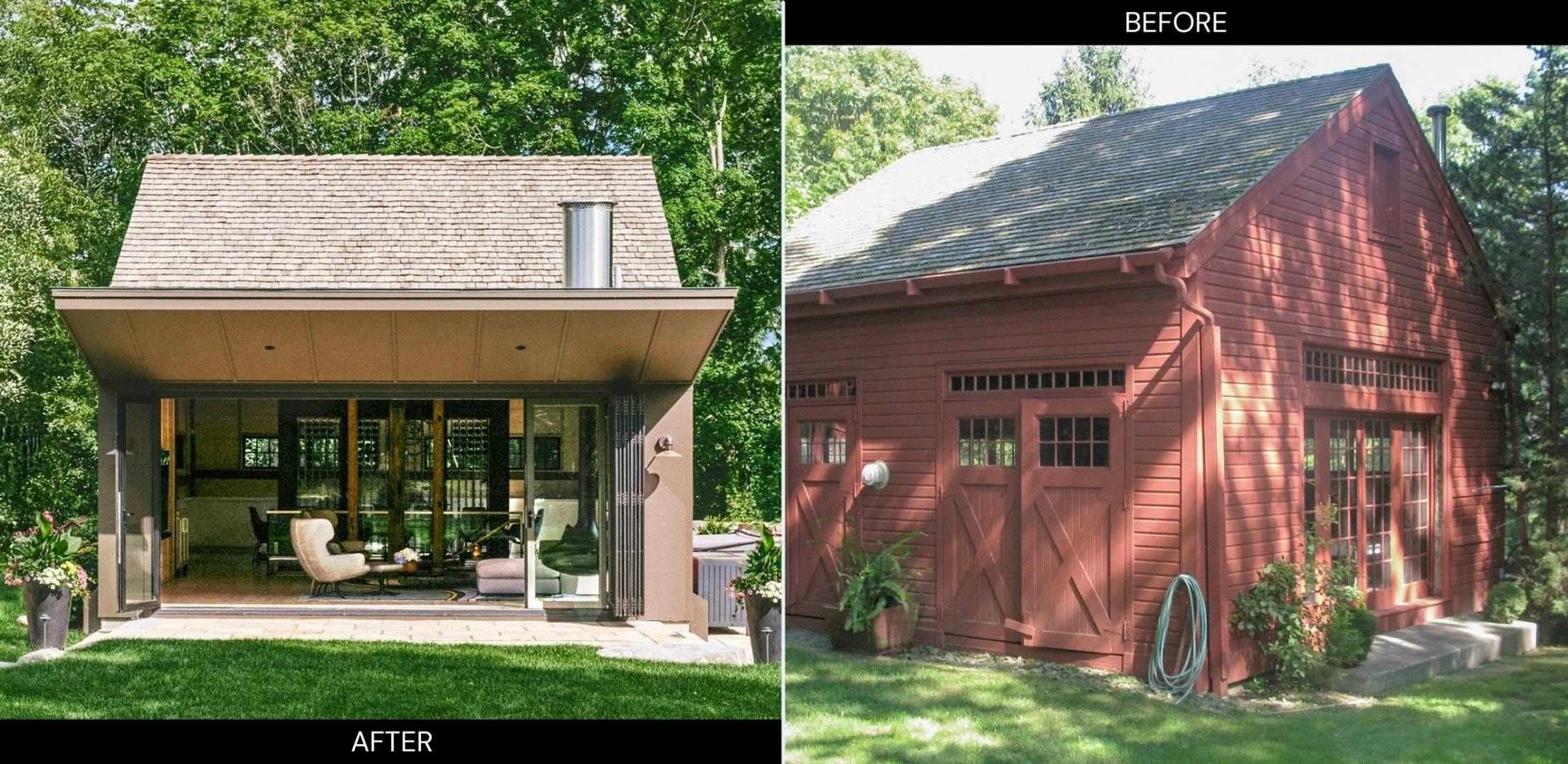 Barndominium remodel with NanaWall bifold patio doors
