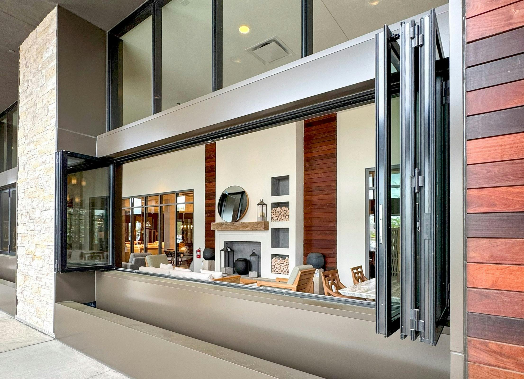 NanaWall folding glass windows