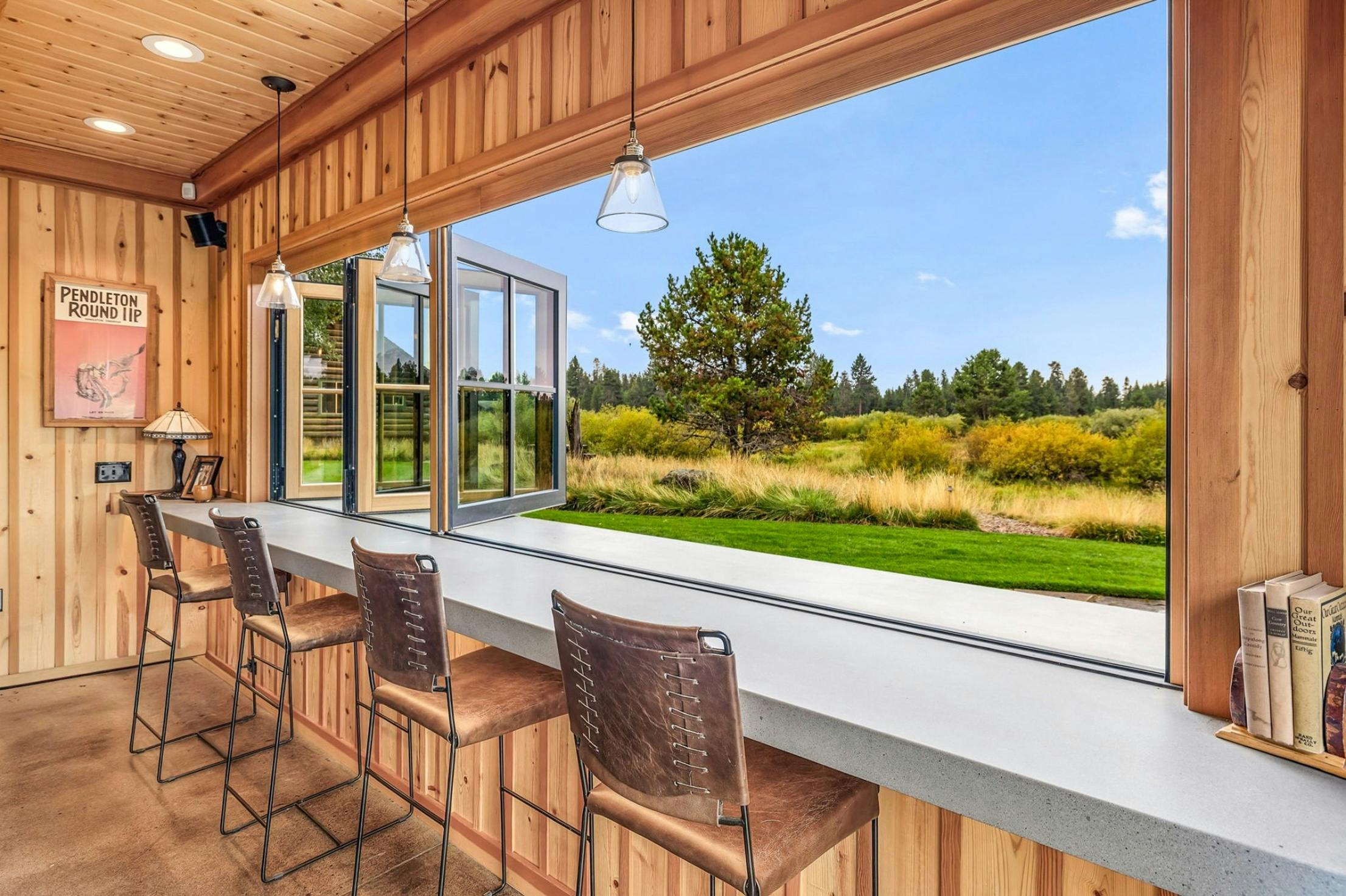 aluminum clad folding glass windows