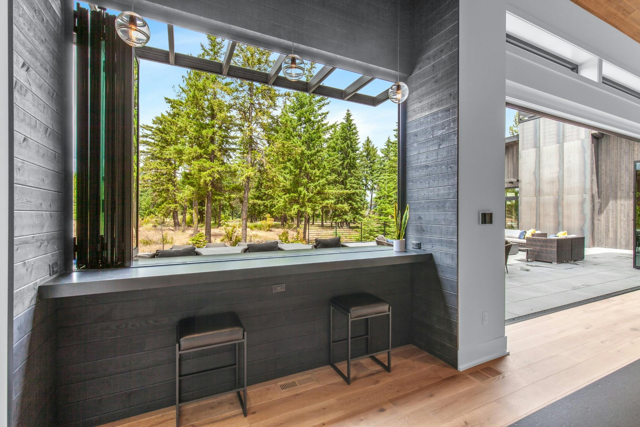 NanaWall pass-through window