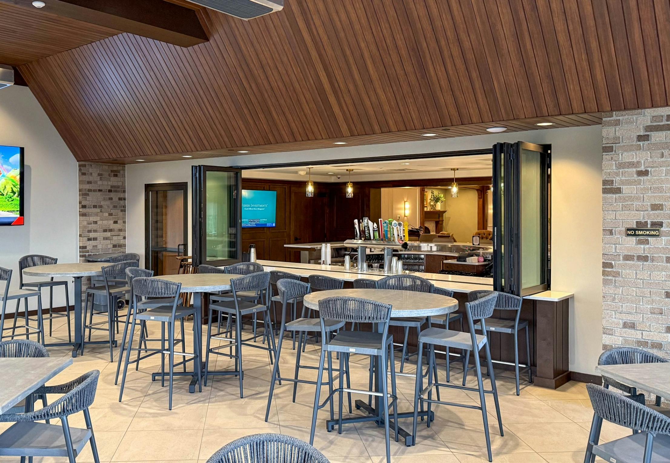 commercial pass-through window