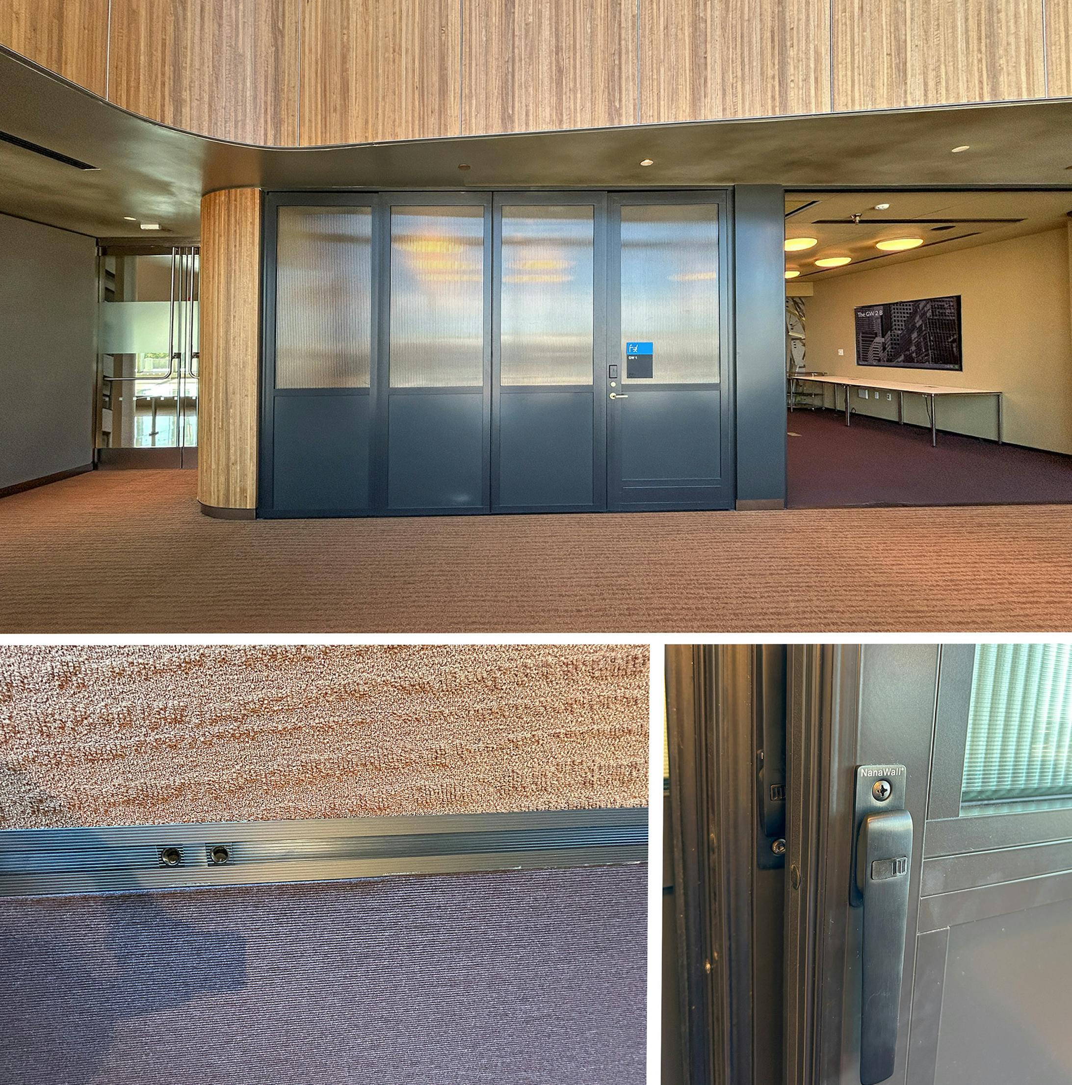 NanaWall single track sliding stacking commercial door systems