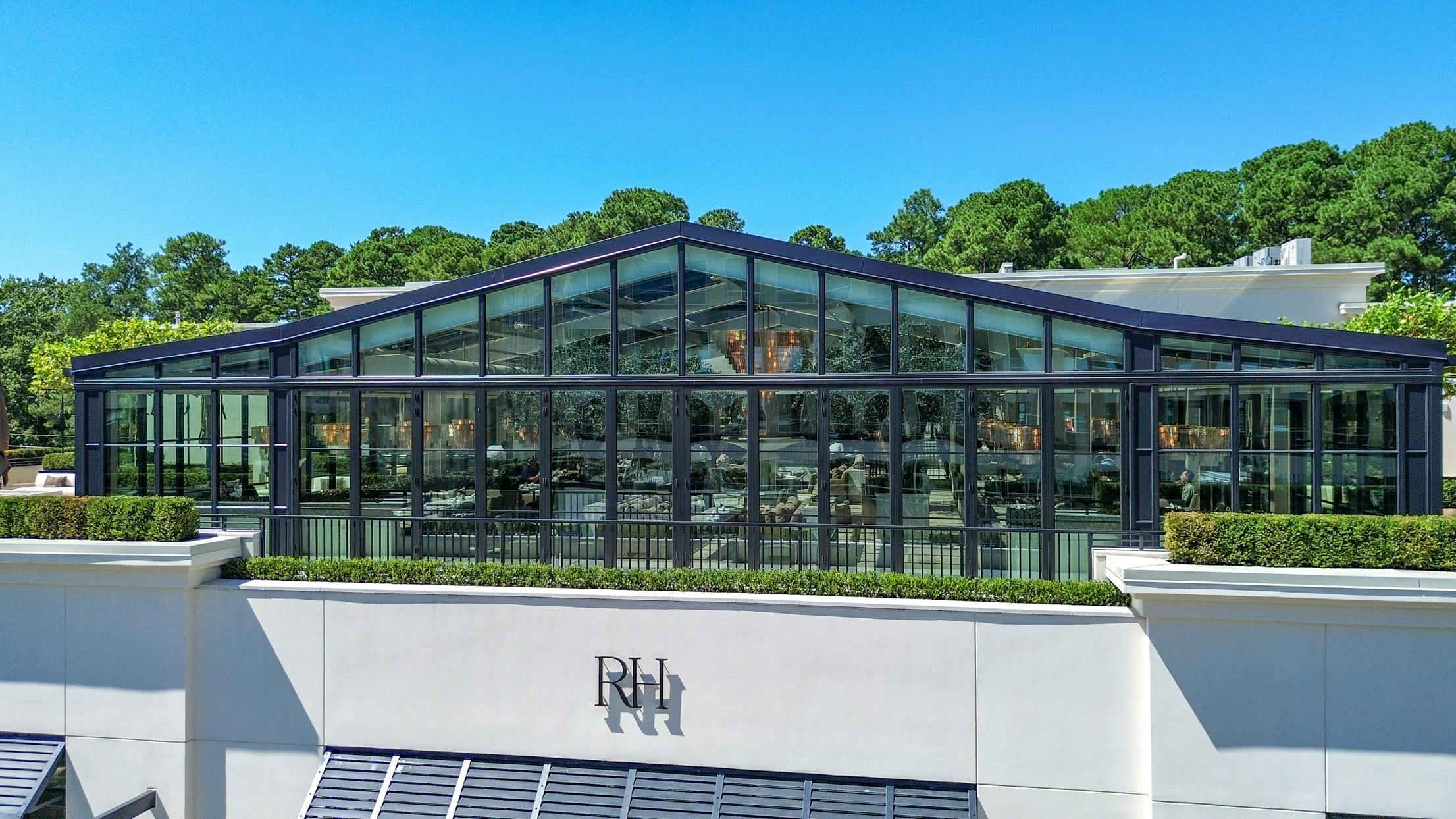 RH Raleigh with NanaWall Steel Effect Folding Glass Doors