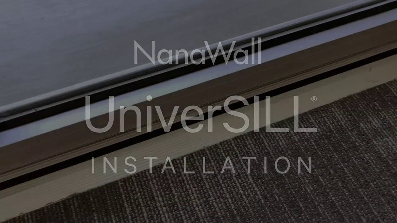 NanaWall UniverSILL | Installation Video
