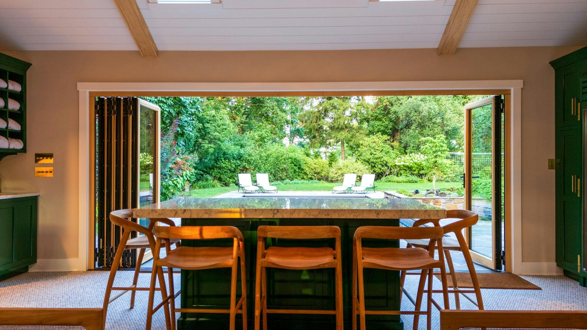 wood framed patio door systems