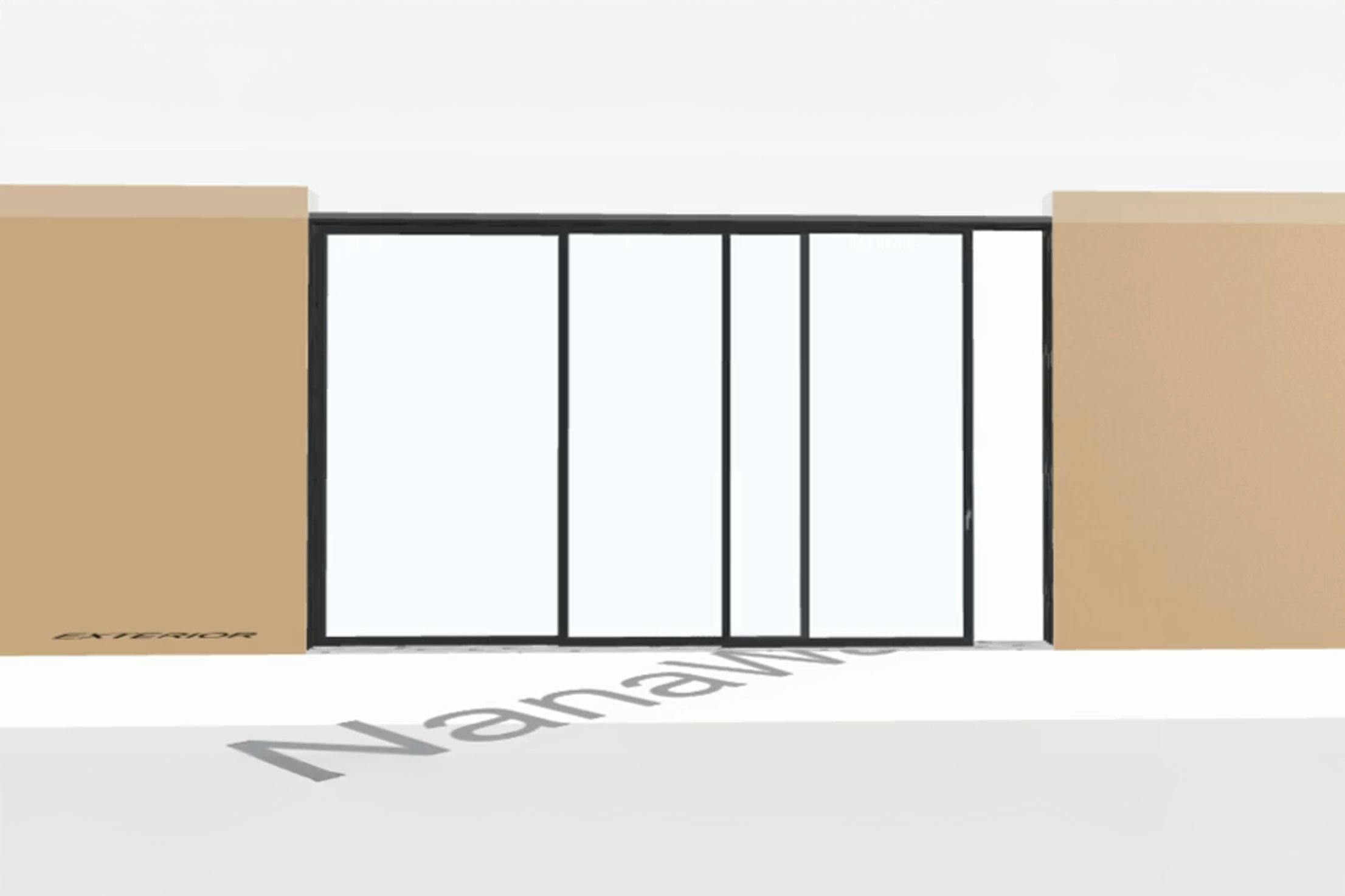 How NanaWall sliding glass doors open