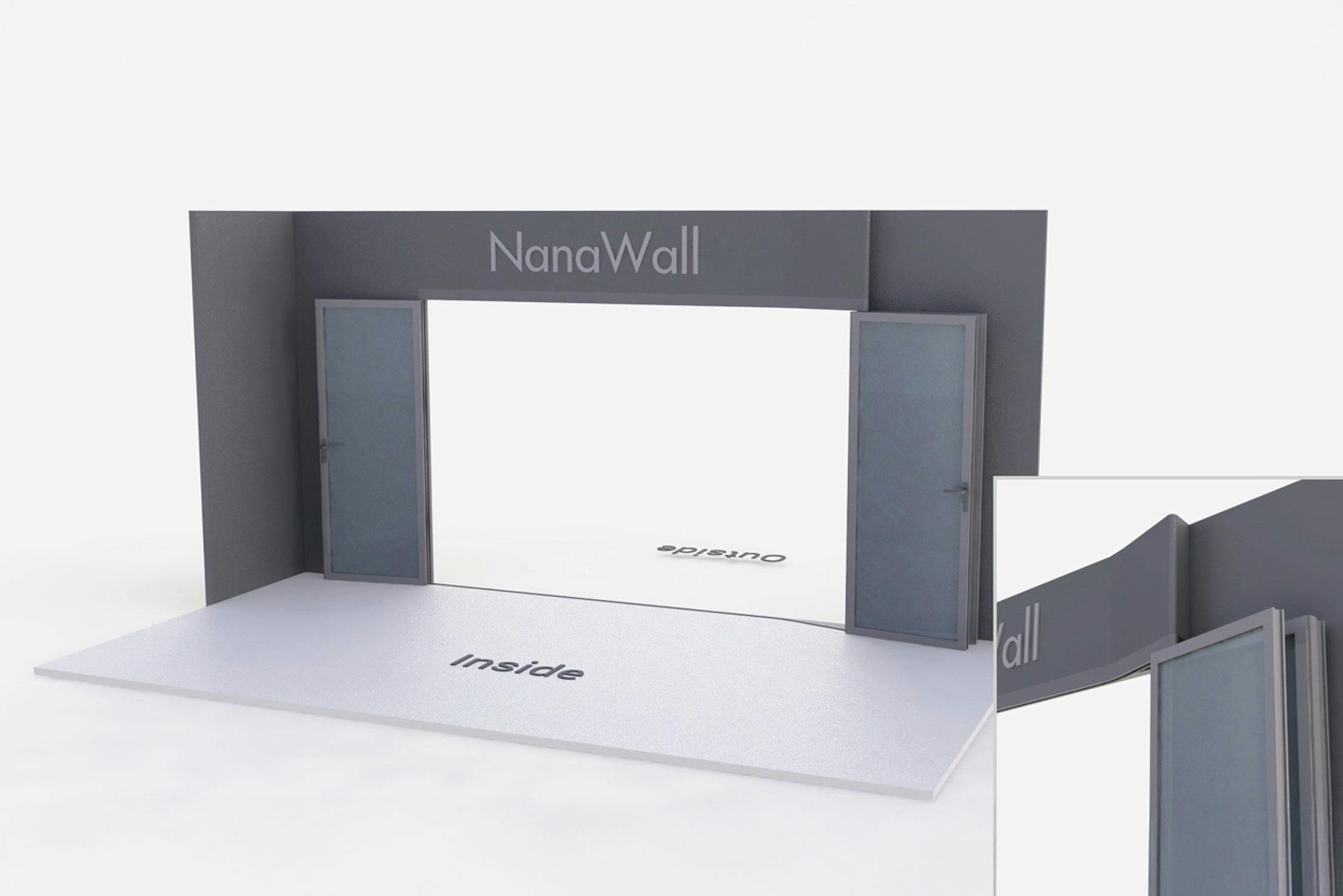 NanaWall FoldFlat configuration