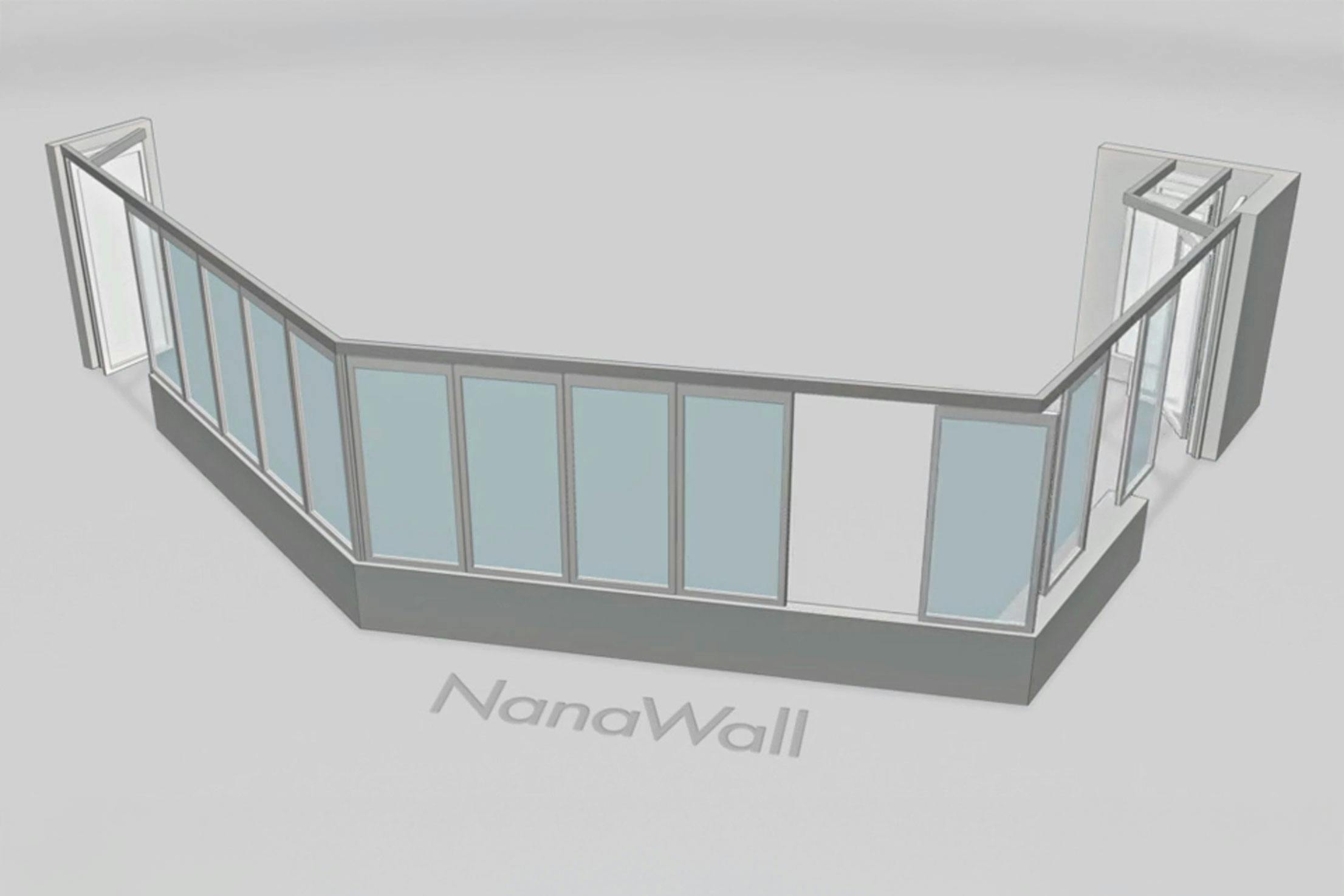 NanaWall segmented glass doors at Entercom