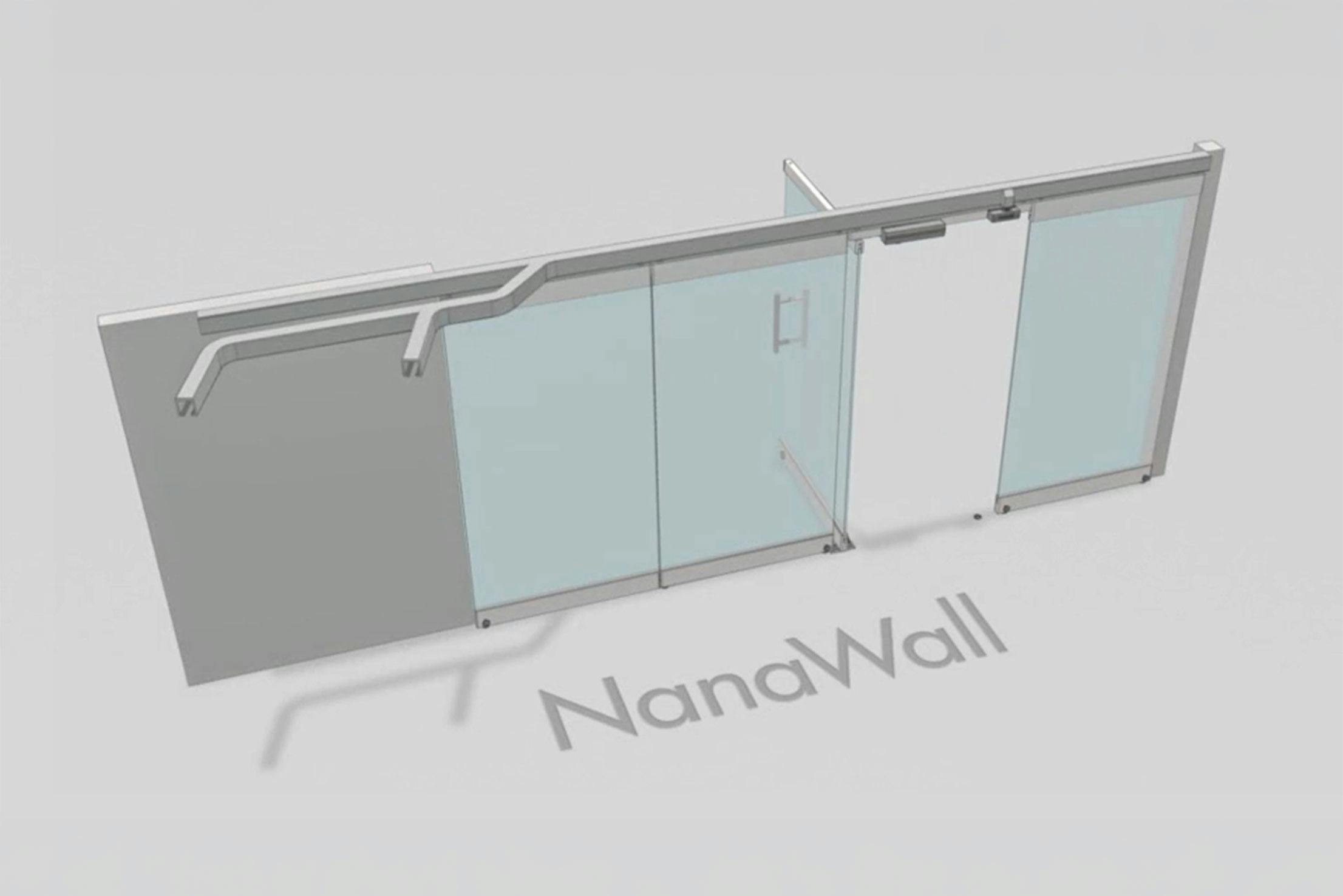 NanaWall Parking Bay D with single action sliding panel