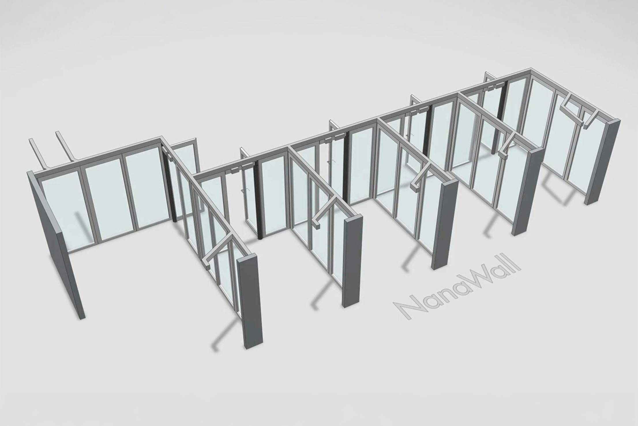 NanaWall T-Intersection at Keaau Library