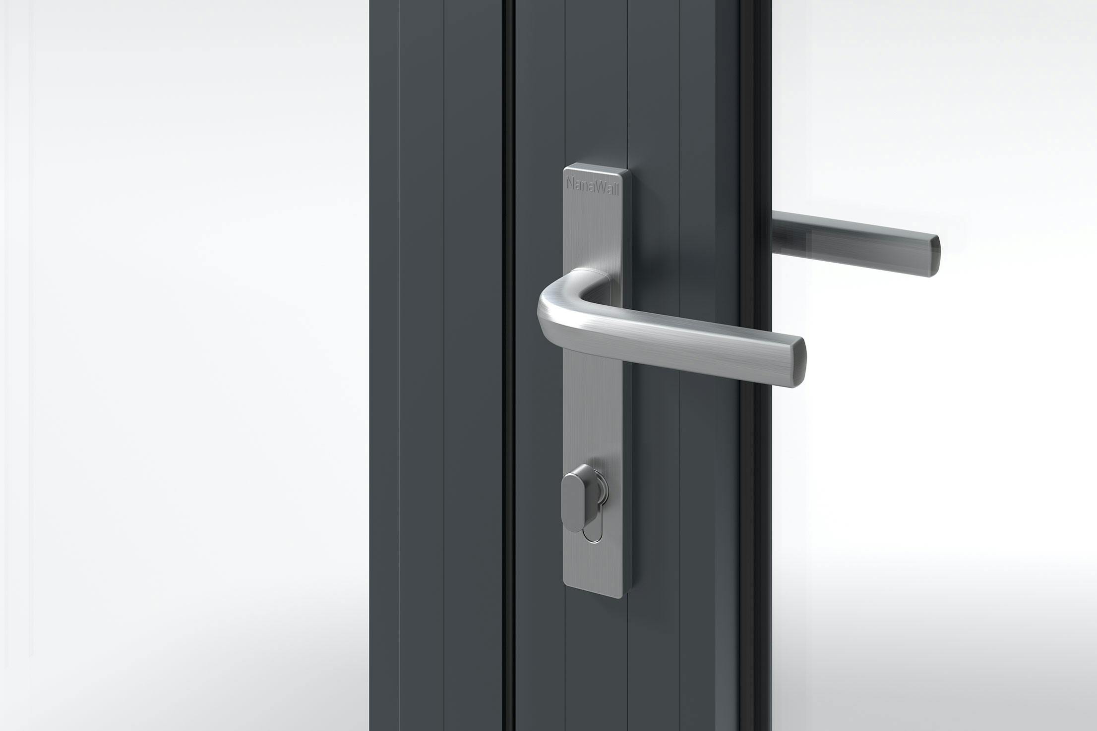 NanaWall Brushed Satin Lever Handle