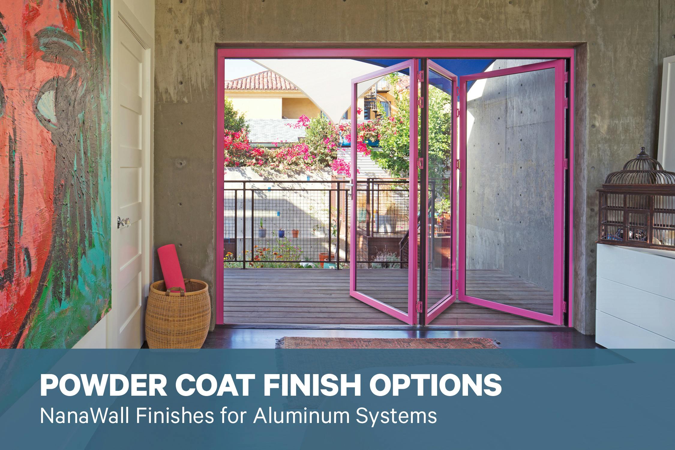 NanaWall Powder Coat Finish Options Brochure | Color Finishes for Aluminum Systems